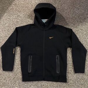 Nike Black and Gold Nocta Tech zip up
